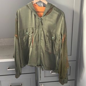 Free people windbreaker/rainjacket
